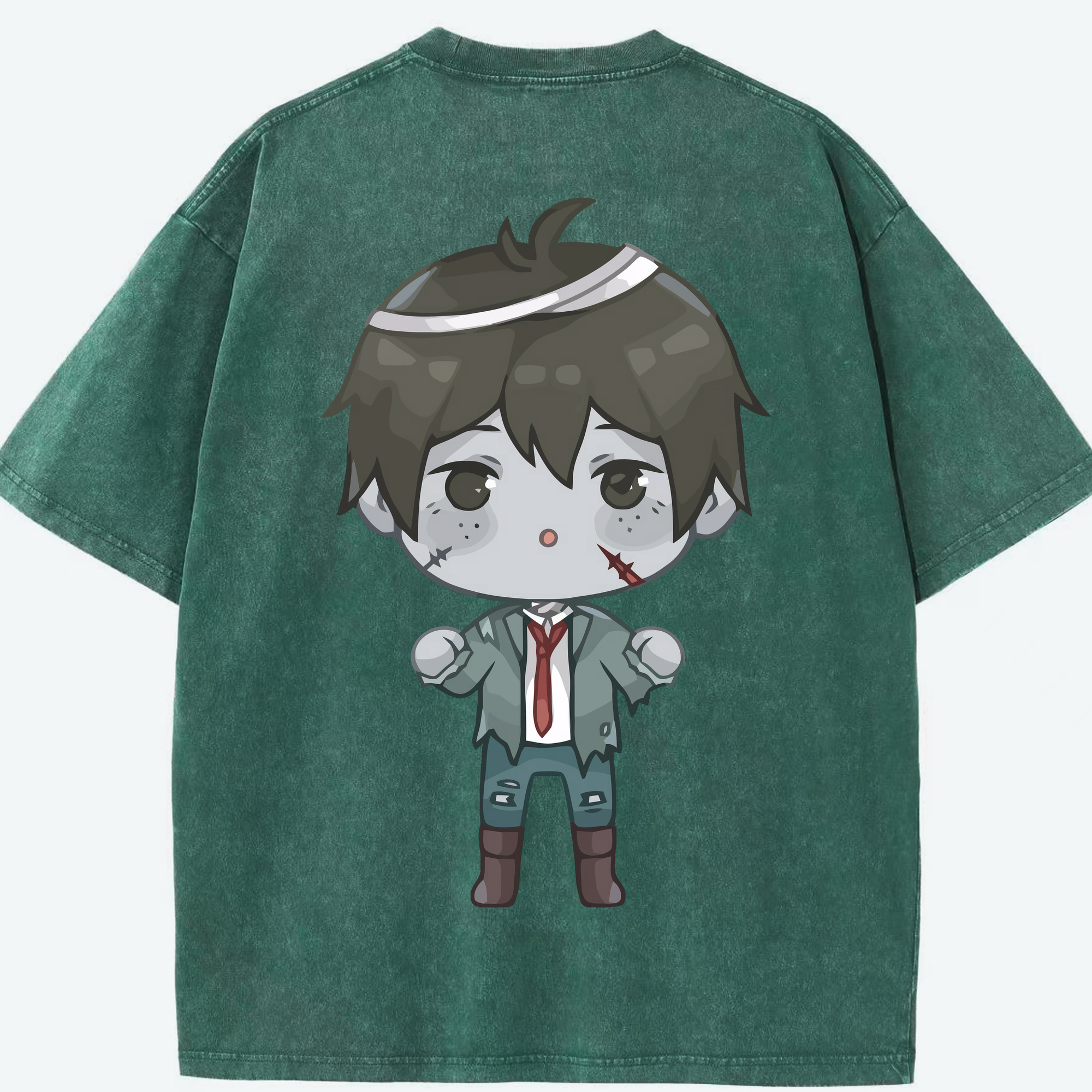 （画像用） ハイキュー!! Haikyu!! 綿100% ヴィンテージ風 半袖Tシャツ（背面プリント）